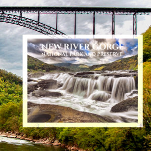 Sandstone Falls, New River Gorge National Park Vykort