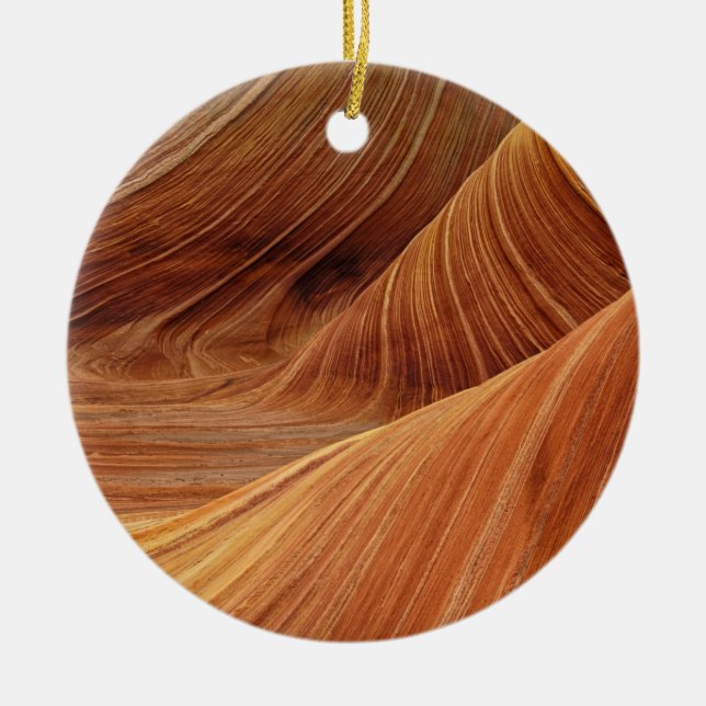 Sandstone Sten Formations Julgransprydnad Keramik (Framsidan)