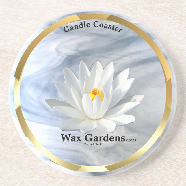 Sandstone Thermal Shield Candle Underlägg (Framsidan)