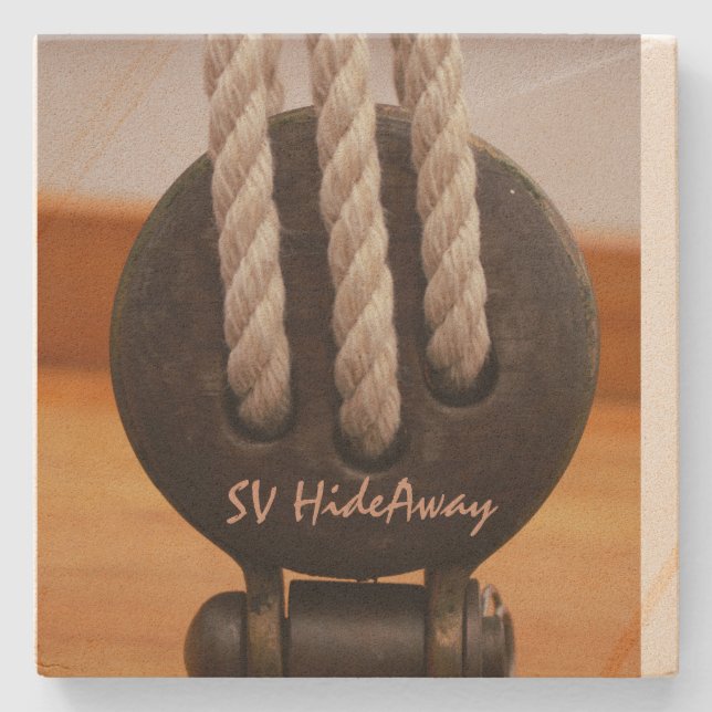 Sandstone Underlägg Anpassningsbar Nautical (Framsidan)