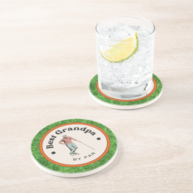 Sandstone Underlägg - Bästa morfar per päron (Sidan)