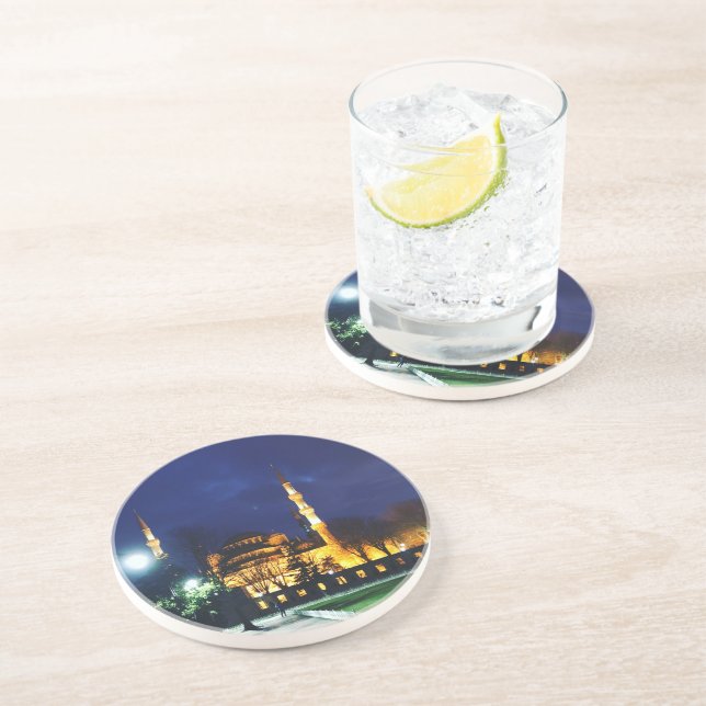 Sandstone Underlägg Blue Mosque Turkey (Sidan)