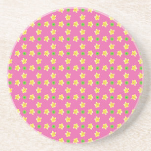 Sandstone Underlägg Primroses, Djup Rosa, Polkas Sandsten