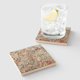 Sandstone underlägg vintage William Morris rustic