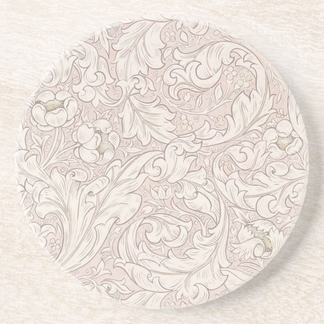 SANDSTONE UNDERLÄGG: WILLIAM MORRIS: BLOMMIGT DESI UNDERLÄGG (Framsidan)