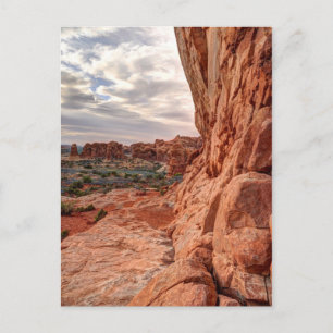 Sandstone Wall - Arches National Park Vykort