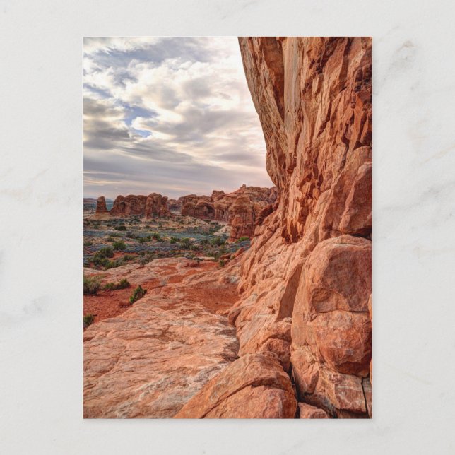 Sandstone Wall - Arches National Park Vykort (Framsida)