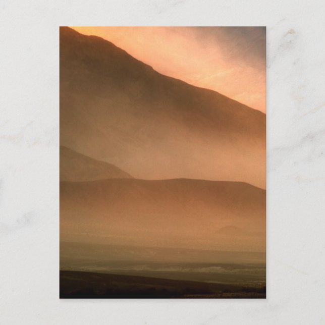 Sandstorm vid Mesganska Sand Dunes, Sunset Vykort (Framsida)