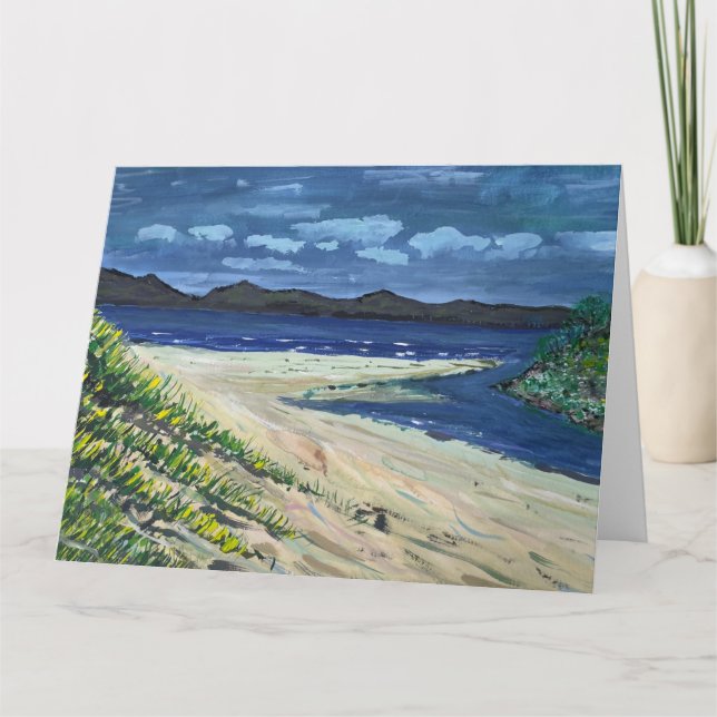 Sandstrand & Havs vykort (Framsida)
