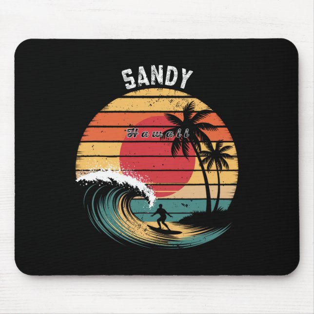 Sandstrand Hawaii Strand Surfing  Musmatta (Framsidan)