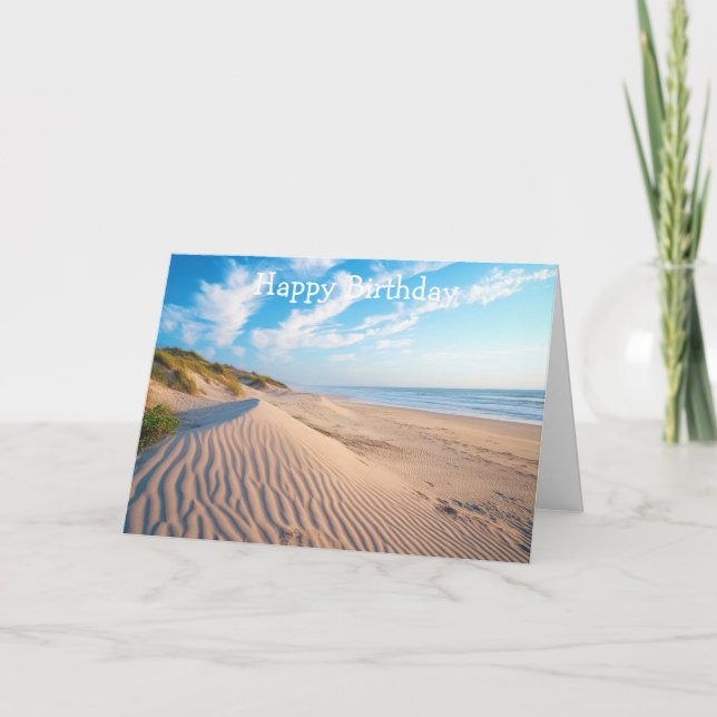 Sandstrand Kort (Framsida)