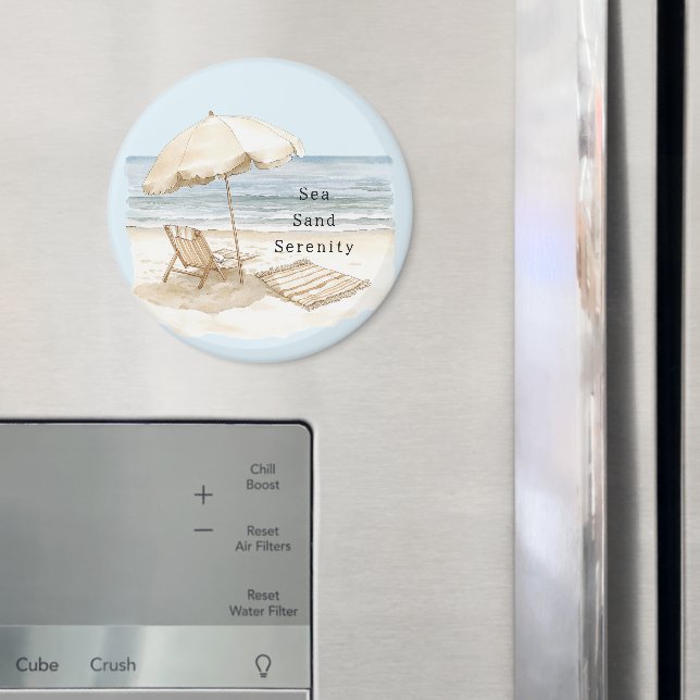 Sandstrand Serenity Parasoll Magnet (In Situ (Fridge))