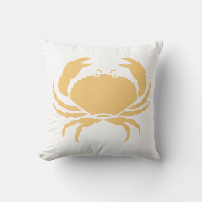 Sandtan CRAB WHITE-kudde Kudde (Framsida)
