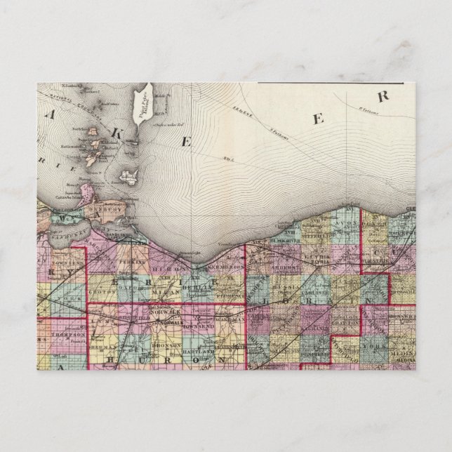 Sandusky, Seneca och toppmöten Vykort (Framsida)