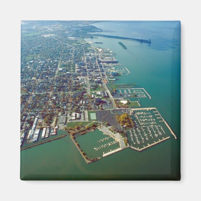 Sandusky Waterfront Magnet (Framsidan)