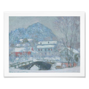 Sandviken-Norgen i Snö Fototryck