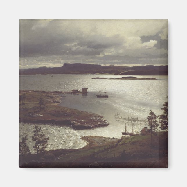 Sandviksfjorden av Hans Gude Magnet (Framsidan)