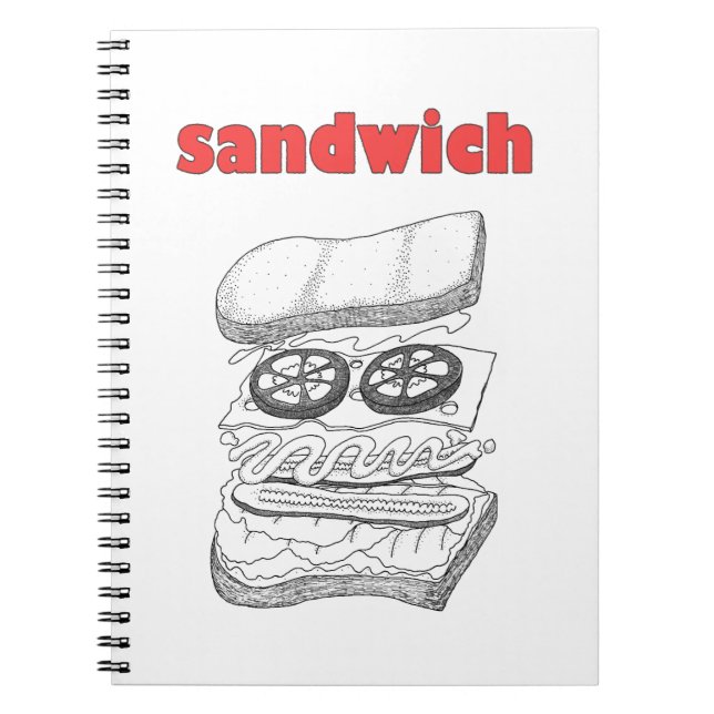 Sandwich Anteckningsbok (Framsidan)
