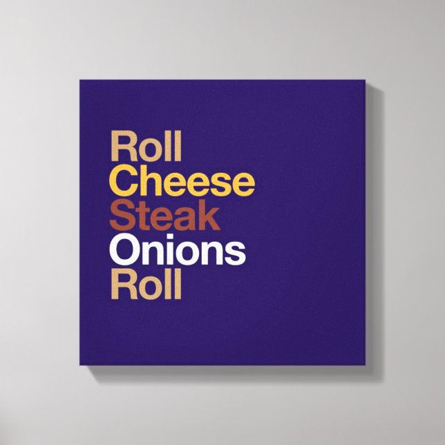 Sandwich Art Canvastryck (Framsida)