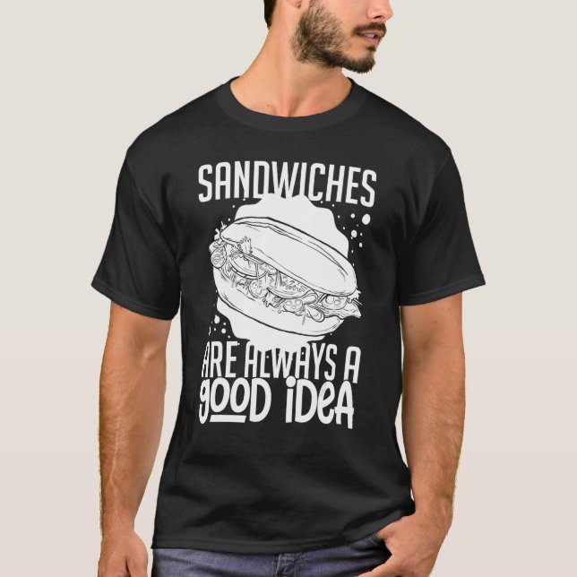 Sandwich Bread Lunch Food Maker Toaster Recipe 1 T Shirt (Framsida)