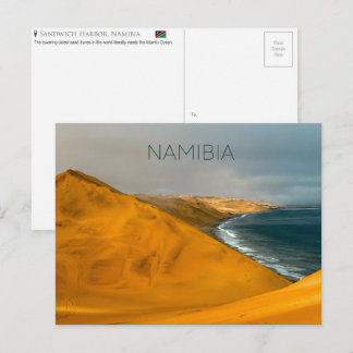 Sandwich Harbour, vykort för Namibia