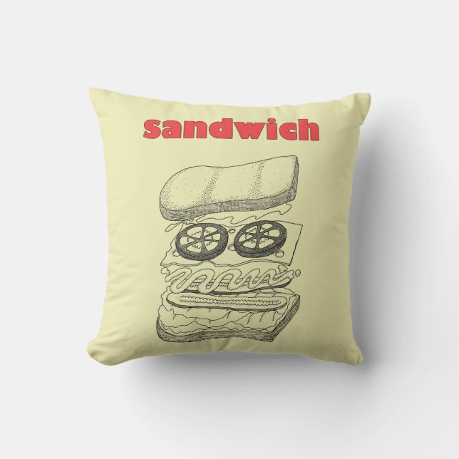 Sandwich Kudde (Framsida)