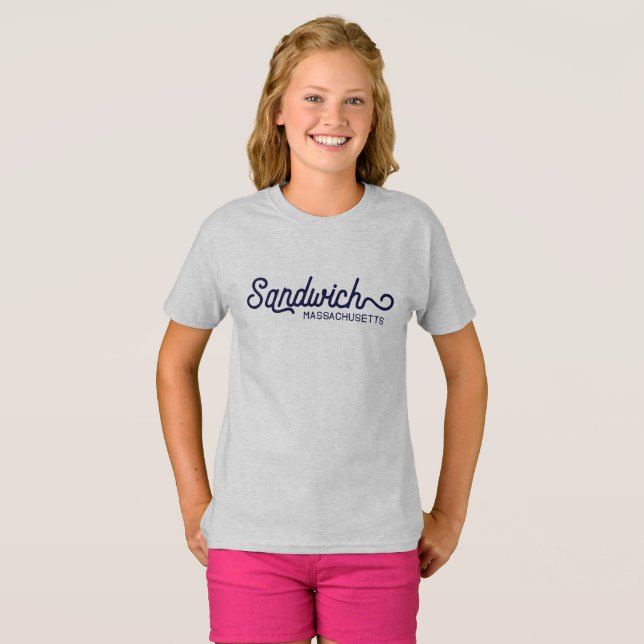 Sandwich, Massachusetts T-shirt (Hel framsida)