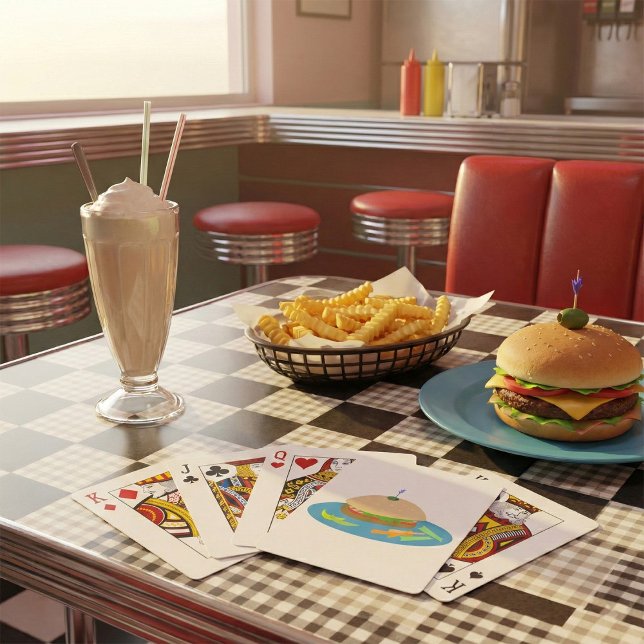 Sandwich med Veggie Sides Roligt Food Casinokort (Skapare uppladdad)