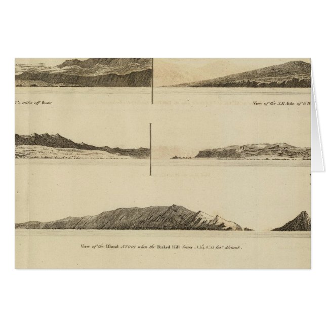 Sandwich-öarna 2 hälsningskort (Framsidan Horizontal)