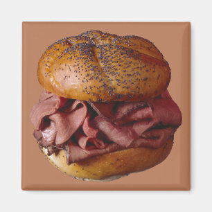 Sandwich, rostat nötkött magnet
