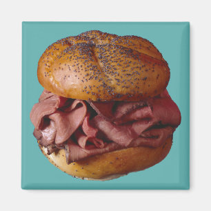 Sandwich, rostat nötkött magnet