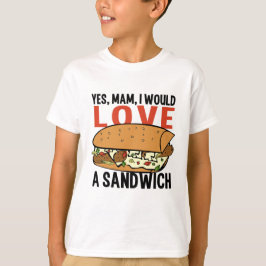 Sandwich-skjortor och jacka t-shirt
