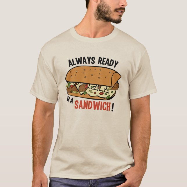 Sandwich-skjortor och jacka t shirt (Framsida)