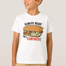 Sandwich-skjortor och jacka tee