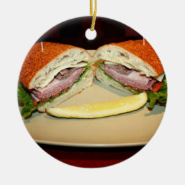 Sandwich Smile Julgransprydnad Keramik