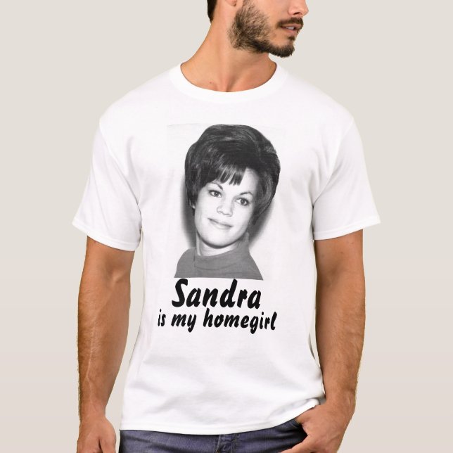 sandy008 Sandra, är min homegirl Tee Shirt (Framsida)