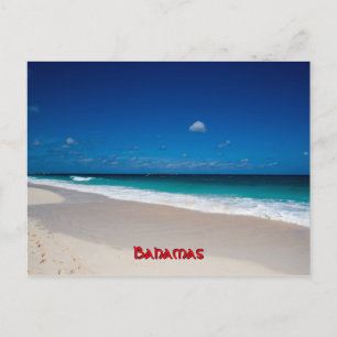 Sandy Beach Bahamas Vykort
