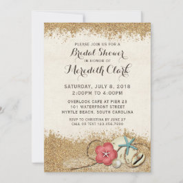 Sandy Beach Hibiscus & Snäckas Möhippa Inbjudan