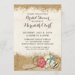 Sandy Beach Hibiscus & Snäckas Möhippa Inbjudan