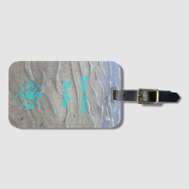 Sandy Beach Luggage Tag Bagagebricka