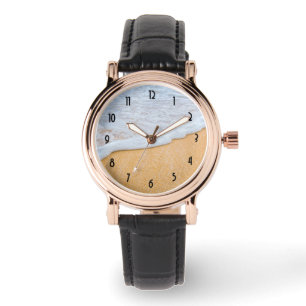 Sandy Beach med skummad Surfa Armbandsur