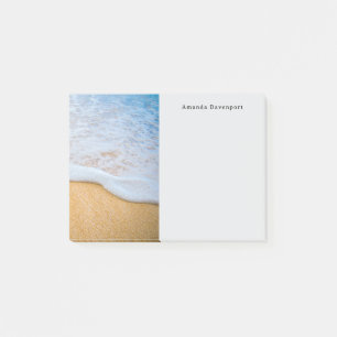 Sandy Beach med skummad Surfa Post-it Block