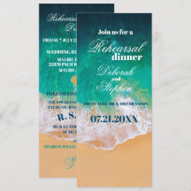 Sandy Beach Ocean Vågar Rehearsal Middag