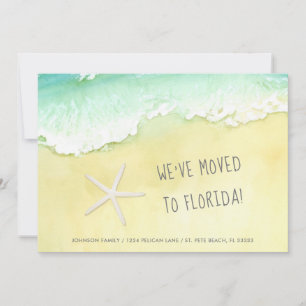 Sandy Beach Starfish Vi Flyttat till Florida New H Meddelande