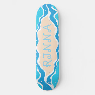 SANDY Beach Towel Mini Skateboard Bräda 18,5 Cm