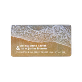 Sandy Beach Wedding Adressetikett