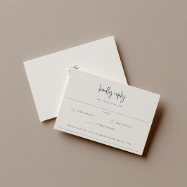 Sandy Beige Beach Wedding Allergy Note OSA Kort