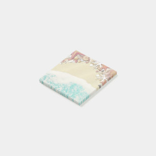 Sandy Bröllop Sandy Beach Starfish Snäckor Post-it Block