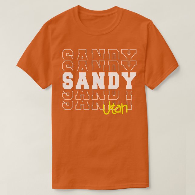 Sandy city Utah Sandy UT T Shirt (Design framsida)