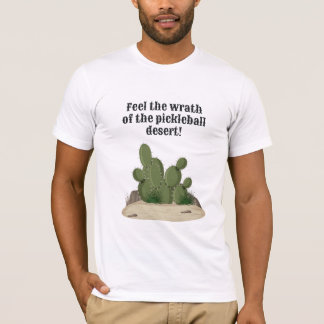 Sandy Desert med Cacti, känn fel T Shirt